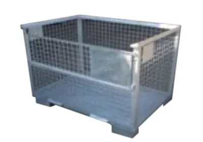 Neu verzinkte Gitterbox