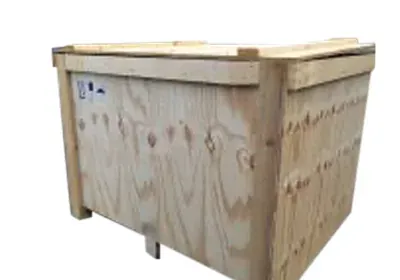 Maßgefertigte Holzkiste von Kolmer Paletten